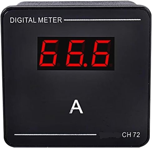 Square AC0-120A Digital Display Ampere Meter 72 * 72mm Ammeter CH72 Amperimeter 1Pcs in Saudi Arabia
