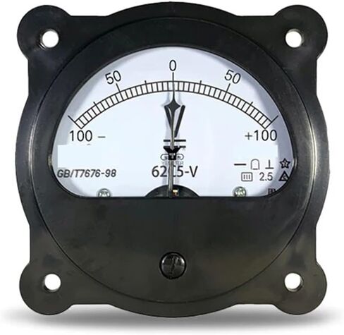 62C5 DC Voltmeter الإيجابية والسلبية 30V ± 50V ثنائية الاتجاه 100V 250V مؤشر 1PCs (DC -100V إلى 100 فولت) in Saudi Arabia