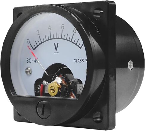 SO45 5V 10V 15V 20V 30V 50V 100V 300V DC Analog Meter Panel Voltage Current 47 * 47mm Round Voltmeter 1Pcs(30V) in Saudi Arabia