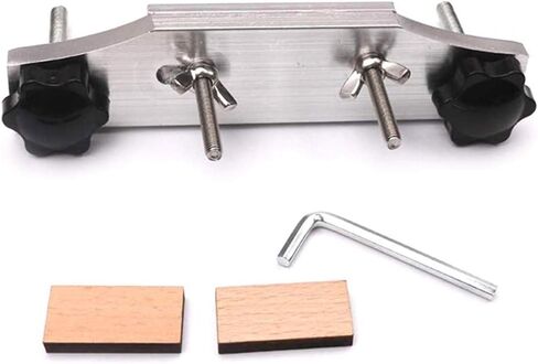 Alnicov Acoustic Guitar Bridge Clamp，with Wooden Block，Wrench， for Luthier Repair Tools in Saudi Arabia
