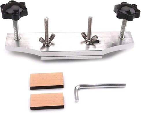 Alnicov Acoustic Guitar Bridge Clamp，with Wooden Block，Wrench， for Luthier Repair Tools in Saudi Arabia