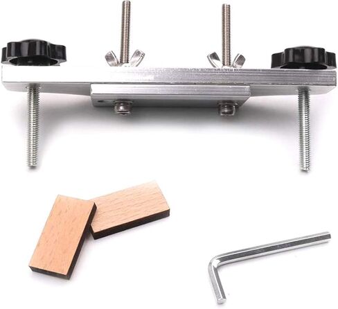 Alnicov Acoustic Guitar Bridge Clamp，with Wooden Block，Wrench， for Luthier Repair Tools in Saudi Arabia