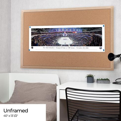 New York Islanders, End Ice - Inaugural Game at UBS Arena - Panoramic Posters and Framed Pictures by Blakeway Panoramas in Saudi Arabia
