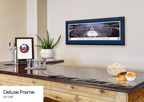 New York Islanders, End Ice - Inaugural Game at UBS Arena - Panoramic Posters and Framed Pictures by Blakeway Panoramas in Saudi Arabia