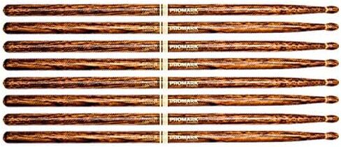 4 Pack Placark TX5BW-FG Classic 5B Firegrain Drumsticks Heick-tx5BW-FG-4 in Kuwait