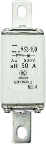 RS3-100 Fuse 500V 50A 60A 80A 100A Square Tube aR Fast Ceramic Fuse Tube(100A) in Saudi Arabia