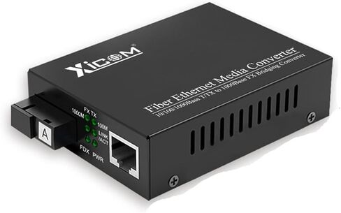 10/100/1000M 20km Gigabit سريع Ethernet Switch Switch Transceiver 1 الألياف 1 RJ45 Singlemode Optic Media Converter 1310/1550nm (حجم) in Saudi Arabia