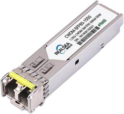 وحدة SFP البصرية 1.25G CWDM-SFP80-SM1550 الوضع المفرد الألياف المزدوجة 80km (40 كم) in Kuwait