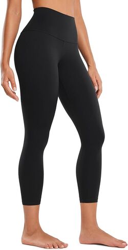 CRZ YOGA Butterluxe High Waisted Capris Workout Leggings for Women 23'' - Lounge Buttery Soft Yoga Pants in Kuwait
