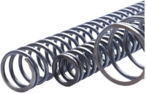 2Pcs Compression Spring 40-80mm OD, 4-5mm Wire Diameter, 300mm Length - Heavy Duty Spring Steel(5.0 x 80) in Saudi Arabia