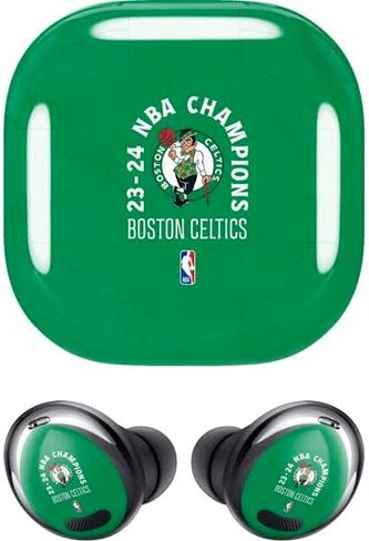 Skinit Decal Audio Skin Compatible with Galaxy Buds Pro - Officially Licensed 2024 NBA Champions Boston Celtics Design in Saudi Arabia
