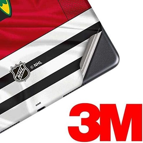 Skinit Skinit Tablet Skin Compatible مع Ipad Air 13in M2 (2024) - تصميم NHL Blackhawks Red Stripes مرخص رسميًا in Saudi Arabia