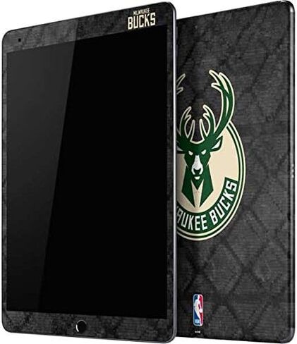 Skinit Skinit Tablet Tablet Skiner مع Apad Air - NBA Milwaukee Bucks Rusted Dark مرخص رسميًا in Saudi Arabia
