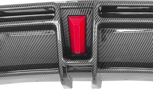Ikon Motorsports ، الشفاه الخلفية المتوافقة مع 2017-2023 Tesla Model 3 Sedan 4-Door ، Black Ikon Style Pp Lower Protector Lip مع LAMP ، 2018 2019 2020 2021 2022 in Saudi Arabia