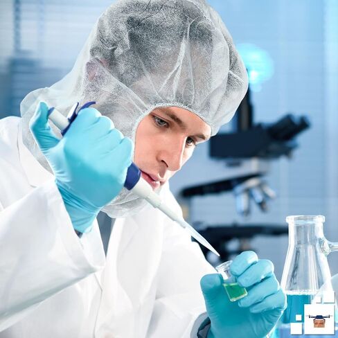 EZGOODZ White Disposable Hood Caps One Size. Pack of 1000 Disposable Bouffant Hoods. 18 GSM Polypropylene Disposable Hoods with Elastic Band. Well-Ventilated Protective Caps Hoods Hairnets Unisex in Saudi Arabia