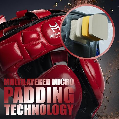 HIT N MOVE® Air Armor Precision Boxing Ceargear - أغطية خفيفة الوزن ووقاية للرجال في فنون القتال ، MMA ، Kickboxing ، Muay Thai ، التدريب والمتزايد والرياضة القتالية in Saudi Arabia
