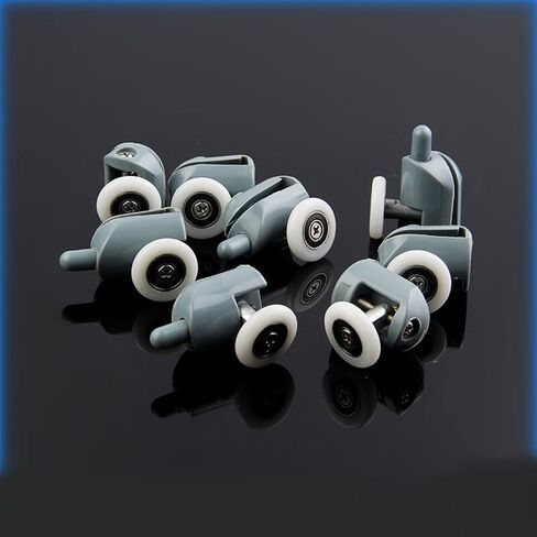 Diameter19 20 23 25 27mm Shower Door Rollers Runners Wheels Shower Room Pulley Replacement(M102-8pcs S260-8pcs,25MM_6MM) in Saudi Arabia