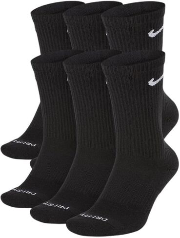 Nike Performance Cushion Crew Socks (Black) (US, Alpha, X-Large, Regular, Regular, Black) in Saudi Arabia