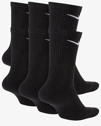 Nike Performance Cushion Crew Socks (Black) (US, Alpha, X-Large, Regular, Regular, Black) in Saudi Arabia
