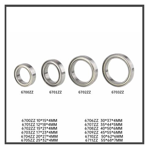 4/10PCS Thin-Wall Deep Groove Ball Bearing 6705ZZ 2RS 25x32x4mm(6705-2rs,4Pcs) in Kuwait