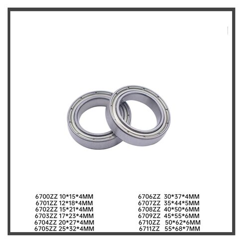 4/10PCS Thin-Wall Deep Groove Ball Bearing 6705ZZ 2RS 25x32x4mm(6705-2rs,4Pcs) in Kuwait