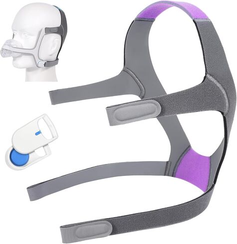 CPAP CPAP for Resmed Airfit/AirTouch N20 حزام قابلة للتعديل مع مقاطع مغناطيسية - قياسية/متوسطة (حزمة واحدة) in Kuwait