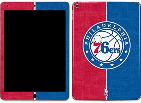 Skinit Decal Tablet Skin Compatible with iPad Air 2 - Officially Licensed NBA Philadelphia 76ers Canvas Split Design in Saudi Arabia