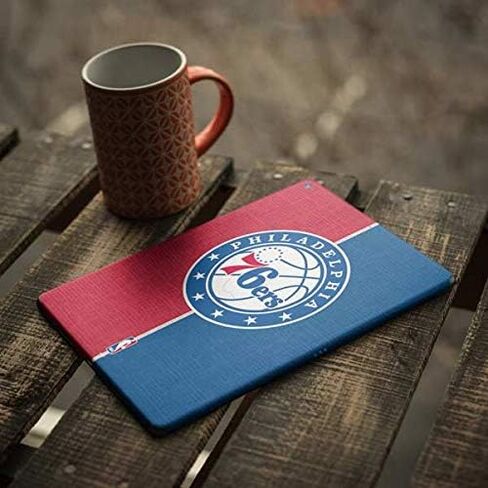 Skinit Decal Tablet Skin Compatible with iPad Air 2 - Officially Licensed NBA Philadelphia 76ers Canvas Split Design in Saudi Arabia