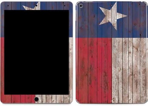 Skinit Decal Tablet Skin Compatible with iPad Air 2 - Officially Licensed Texas Flag Dark Wood Design in Saudi Arabia