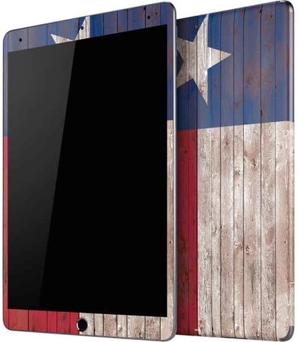 Skinit Decal Tablet Skin Compatible with iPad Air 2 - Officially Licensed Texas Flag Dark Wood Design in Saudi Arabia