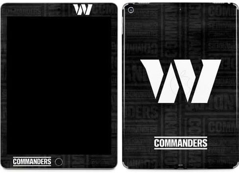 Skinit Skinit Tablet Skin Abater مع Ipad Air - NFL واشنطن المرخصون رسميًا تصميمًا بالأبيض والأسود in Saudi Arabia
