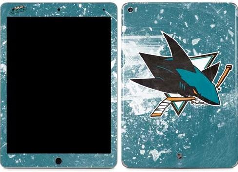 Skinit Decal Tablet Skin Compatible with iPad Air - Officially Licensed NHL San Jose Sharks Frozen Design in Saudi Arabia