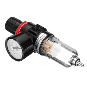 1/4'' Air Compressor Filter Water Separator Trap Tools Kit with Regulator Gauge Pneumatic Parts Accessories in Kuwait