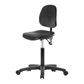 توماس ECOM PMBCH-MB-RG-T0-A0-NF-RC كرسي مقعد البدلاء المتوسط ​​مع قاعدة نايلون أسود بدون ميل/ذراع ، خلفية متوسطة ، بدون حلقة القدم ، العجلات in Kuwait