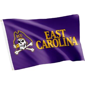 Desert Cactus East Carolina University ECU Flag - 3 x 5 Feet Pirates Banner, Indoor/Outdoor Durable Fabric, 100% Polyester Design (Style Q) in Kuwait