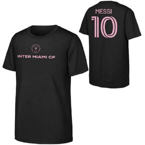 Outerstuff inter Miami Lionel Messi #10 Youth Boys (8-20) 2024 Name and Number T-Shirt ، Pink in Kuwait