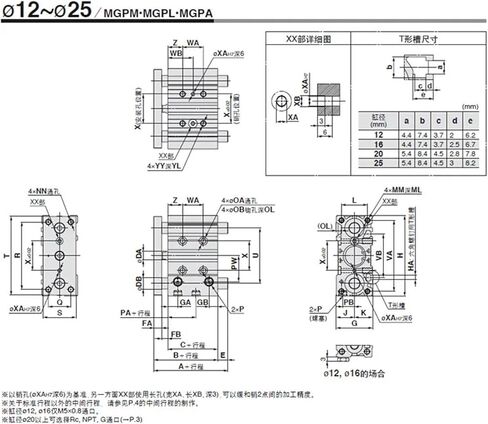 1PCS MGPMJ أسطوانة الهواء الهوائية 3 قضيب قابلة للتعديل MGPMJ20-20-20 MGPMJ20-25-25 MGPMJ20-40-30 MGPMJ20-50-50 MGPMJ20-75-75 TCM (MGPMJ25X50-50) in Kuwait