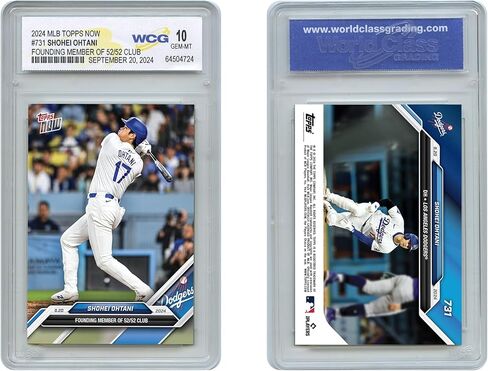 2024 Topps الآن Shohei Ohtani 1st ever 52/52 Club Card #731 - Gem Mint 10 in Kuwait