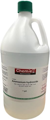 Ammonium Hydroxide 29% - ACS Reagent Grade - 1 Gallon (Via Ground Shipping only) in Saudi Arabia