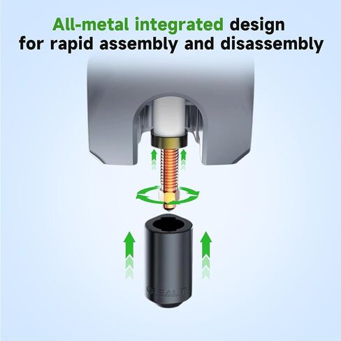 Creality K2 Plus/Hi Nozzle Kit (4Pcs) | Unicorn Quick-Swap High-Flow Nozzles 0.4/0.6/0.8mm | Steel-Tip Copper Nozzles & Titanium Alloy Heatsink | Compatible with K2 Plus/Creality Hi 3D Printer in Saudi Arabia