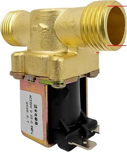 G1/2 "AC 110/220V DC 5/12/222V صمام الملف اللولبي النحاسي المغلقة عادة لمكافحة المياه الصمامات المغناطيسية (DC 12V_Normal Close) in Kuwait