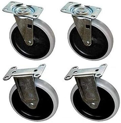Rubbermaid 5 "Caster مجموعة للعربات 4300 ، 4401 ، 4500-27 ، 4500-88 ، 4500-89 ، 4505-00 ، 4505-89 ، 4520-88 ، 4520-89 ، 4525 ، 4525-89 ، 6180 و 6180-88 in Saudi Arabia