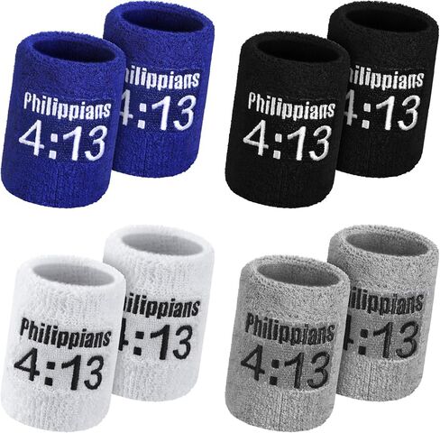 Soulchen 4 مجموعات Faith Baseball Drip Stands Christian Filippians 4: 13 in Saudi Arabia