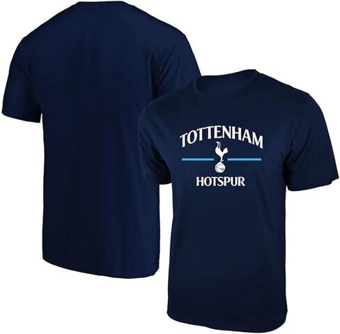 Icon Sports Men Hotspur Licensed Soccer T-Shirt Cotton Tee -01 (Navy) in Saudi Arabia