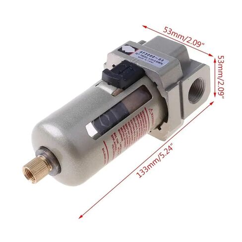 AF3000-03 Air Filter 3/8" Air Compressor Inline Drain Filter Air Source Water Moisture Trap Separator Unit in Kuwait