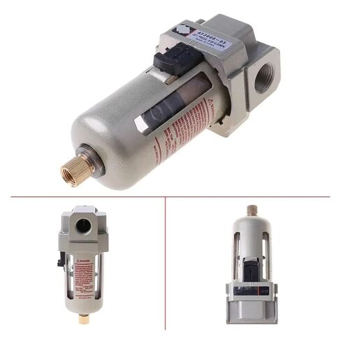 AF3000-03 Air Filter 3/8" Air Compressor Inline Drain Filter Air Source Water Moisture Trap Separator Unit in Kuwait
