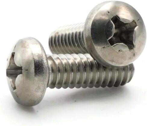 #10-24 Phillips Pan Head Machine Screw 316 Stainless Steel #10-24 x 1-1/4" Qty 25 in Saudi Arabia