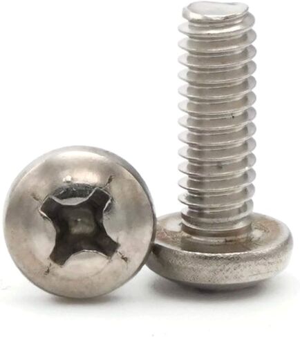 #10-24 Phillips Pan Head Machine Screw 316 Stainless Steel #10-24 x 1-1/4" Qty 25 in Saudi Arabia