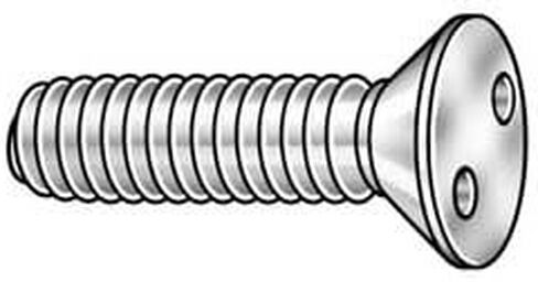 #6-32 × 1-1/2 "رأس مسطح رأس المسمار العبث المقاوم ، 50 pk. in Saudi Arabia