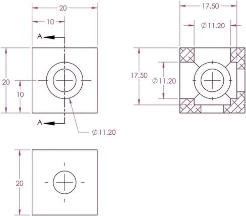 2020 Angle Bracket Set 2020 Aluminum Profile 4pcs Angle Bracket + 12pcs M6 Screws Aluminum Extrusion Profile(Black) in Saudi Arabia